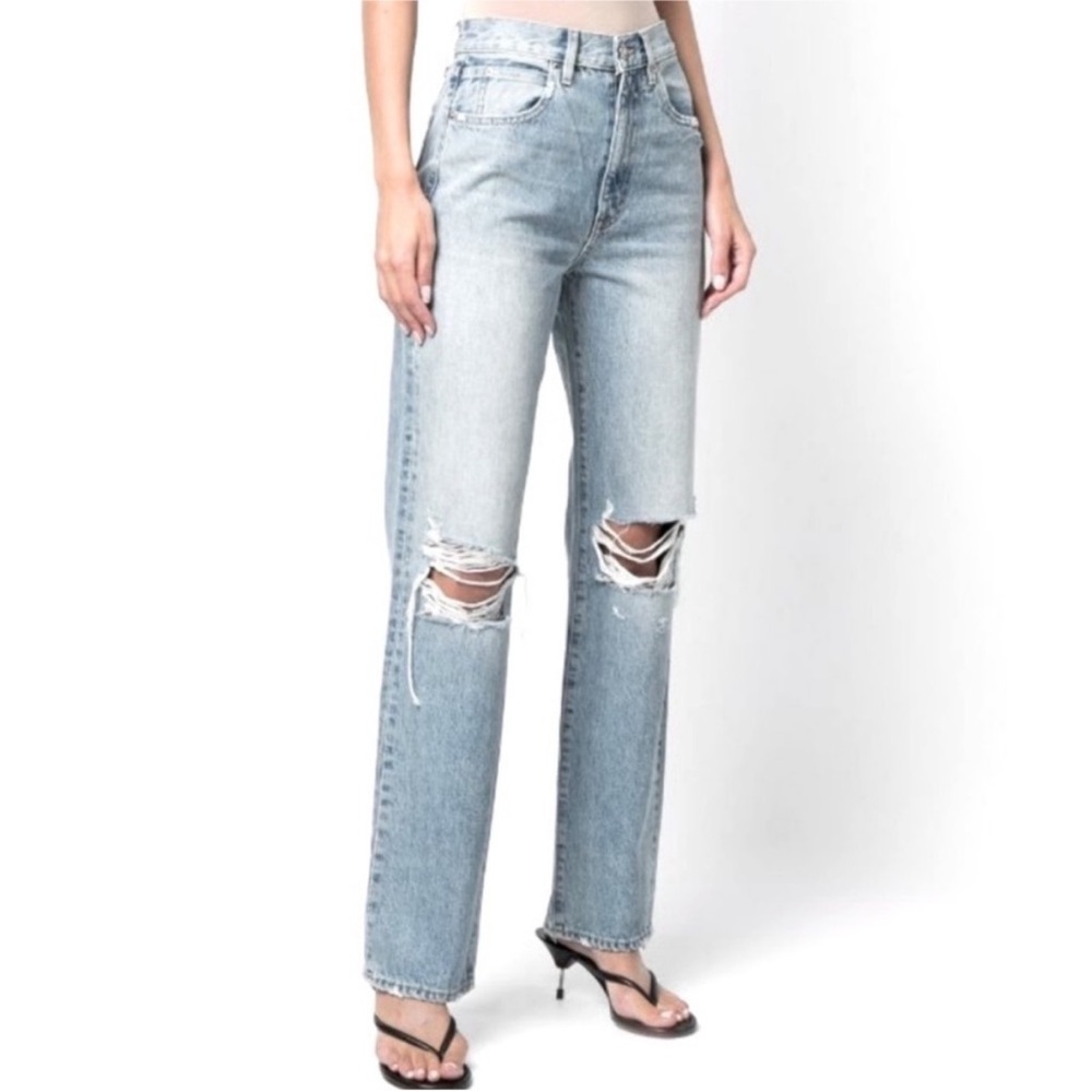 SLVRLAKE Dakota High Rise Relaxed Taper Straight Leg Jeans